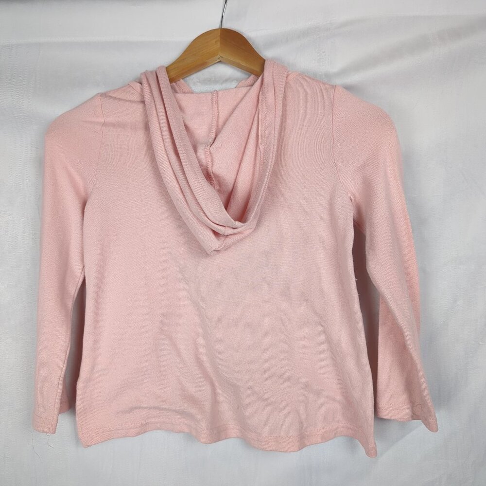 Btween Pink Hoodie with Sequin Unicorn 'Wish for a Rainbow' - Picture 4 of 5